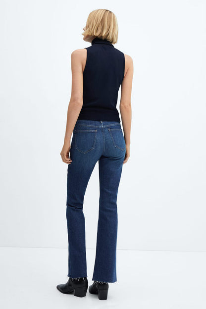 FIONA - Donkerblauwe Denim Jeans