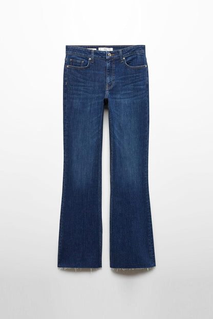 FIONA - Donkerblauwe Denim Jeans