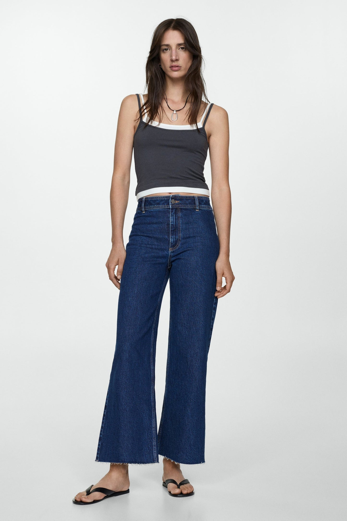 CATHERIN - donkerblauwe denim