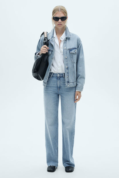 DANILA - mid blauwe denim