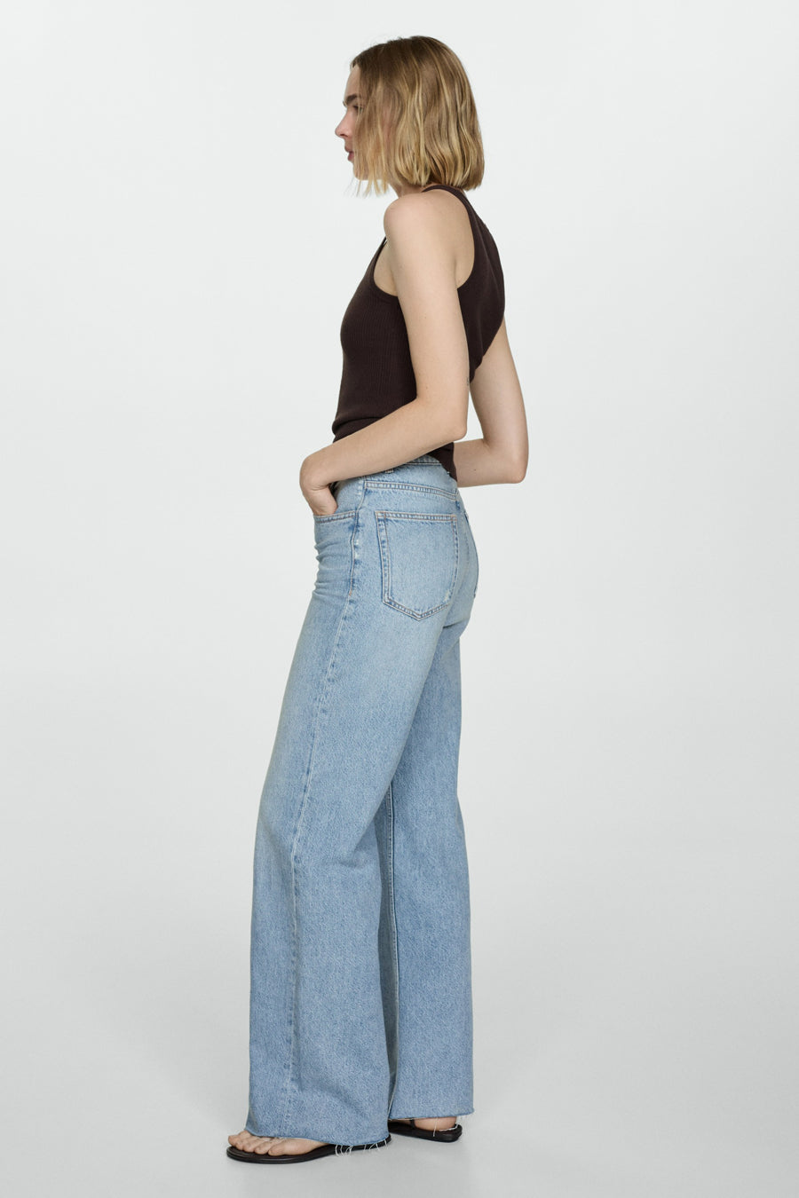 DANILA - mid blauwe denim