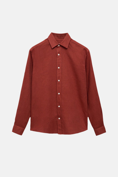 Lange Mouwen Hemd - Rood
