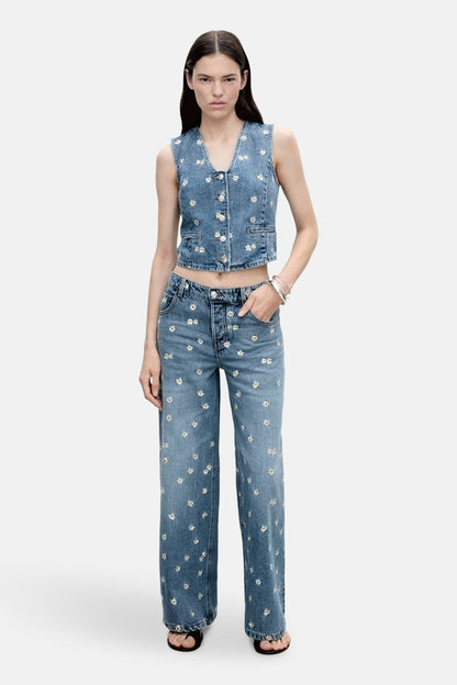 Denim Blazer - Middenblauw