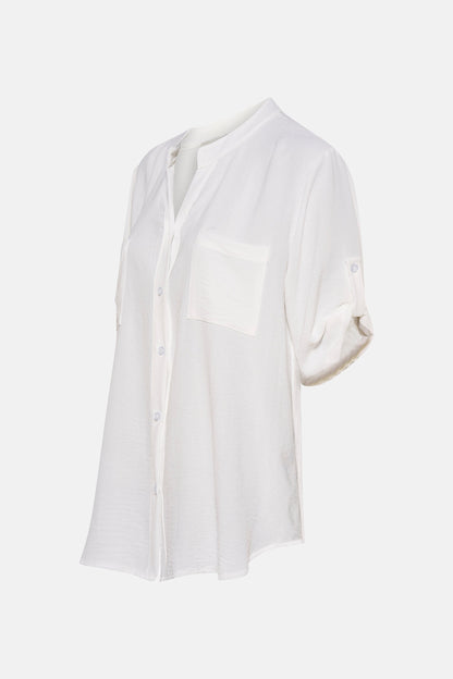 Korte Mouwen Shirt - Wit