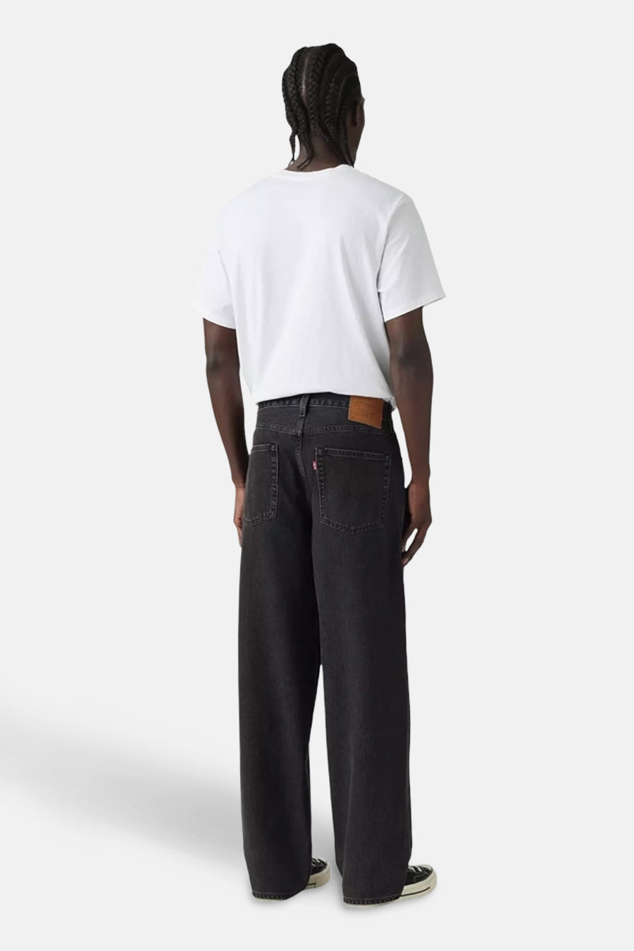 Levi's® Donkergrijze Wijdvallende Denim Jeans