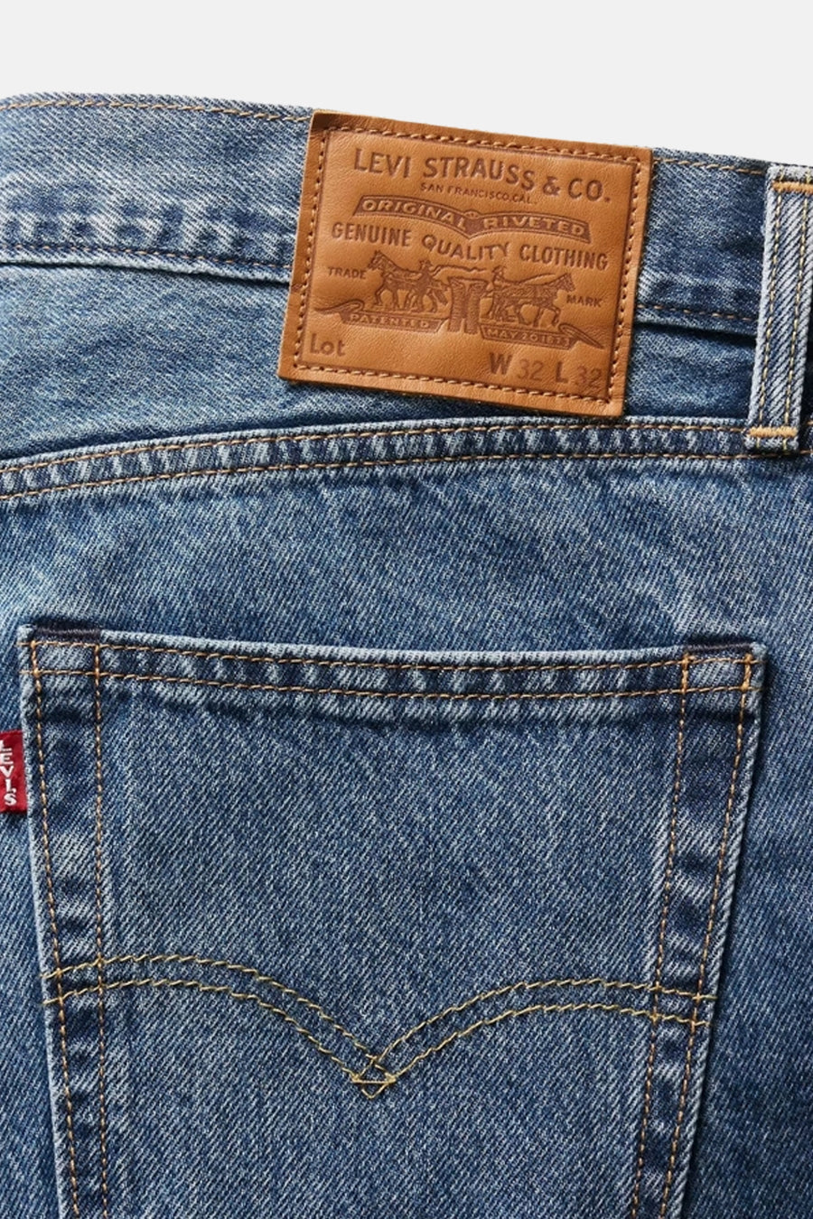 Levi's® Mid Blue Denim Wide Leg Jeans