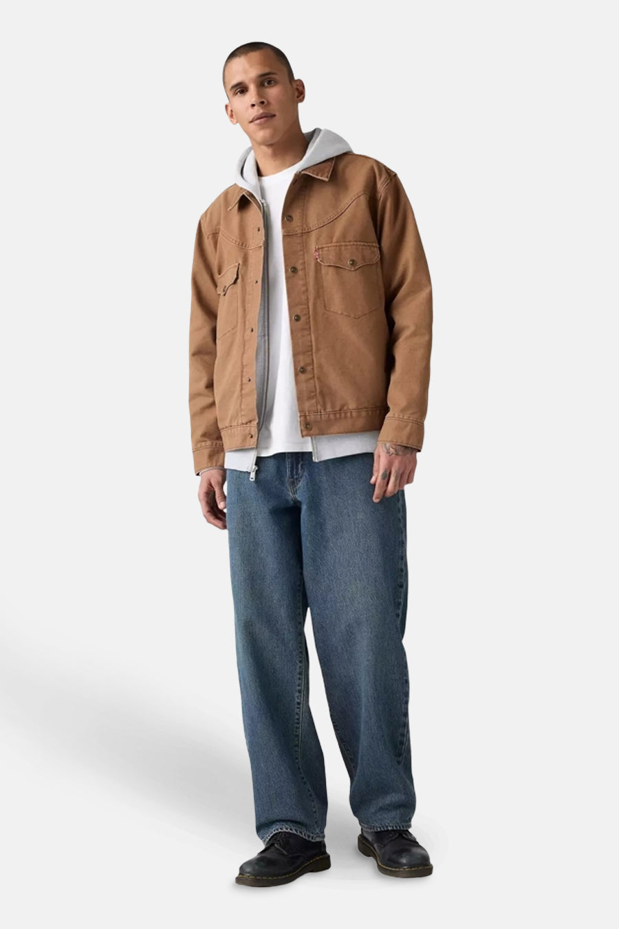 Levi's® Blauw Zwart Denim Rechtemodel Jeans