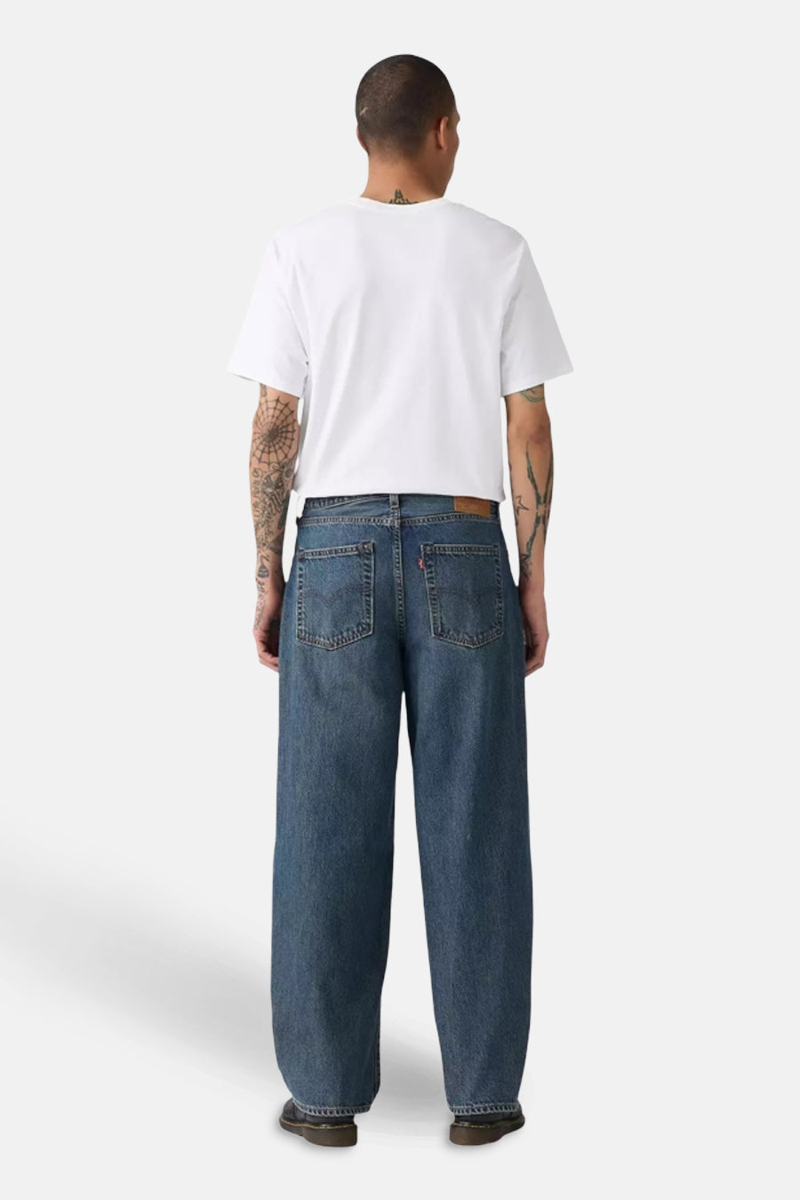 Levi's® Blauw Zwart Denim Rechtemodel Jeans