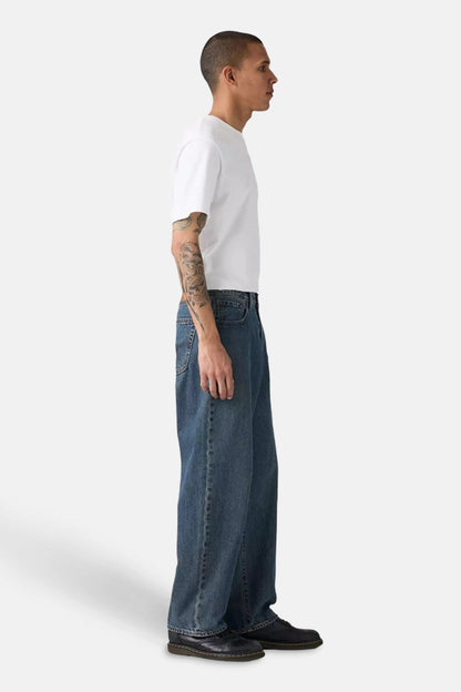 Levi's® Blauw Zwart Denim Rechtemodel Jeans