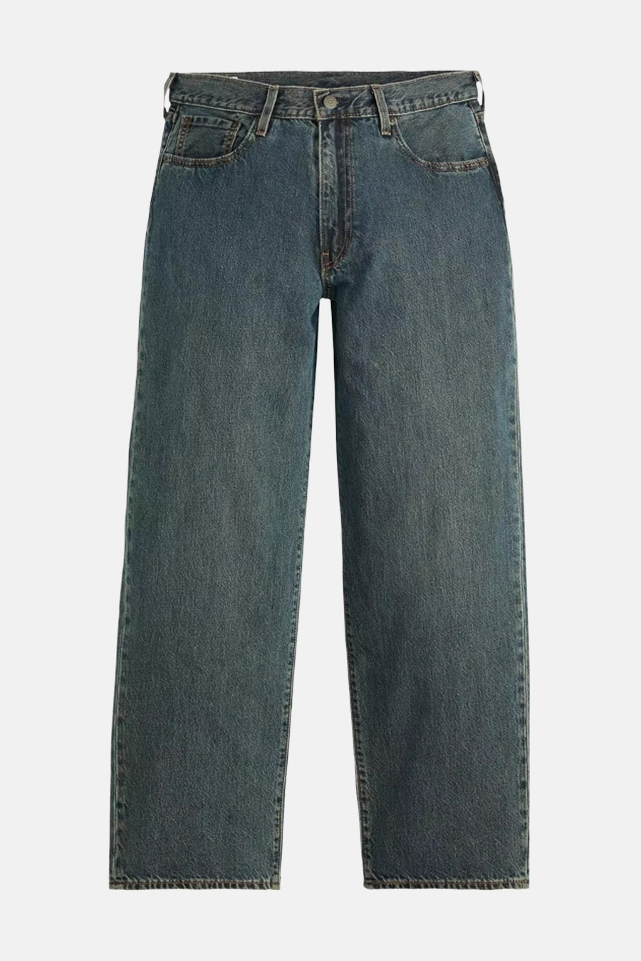 Levi's® Blauw Zwart Denim Rechtemodel Jeans