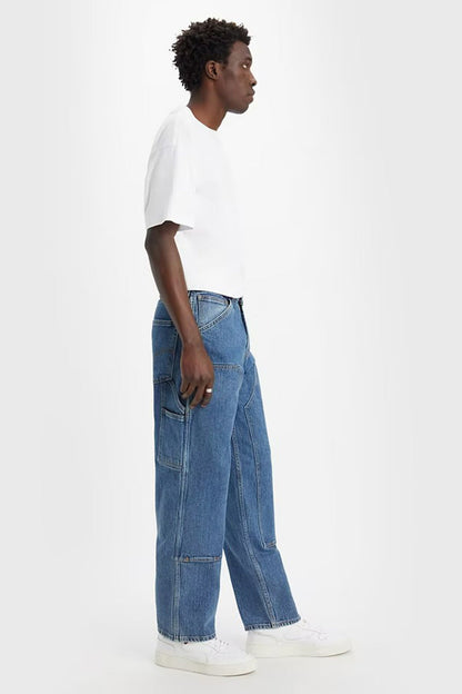 Straight Leg Denim Jeans