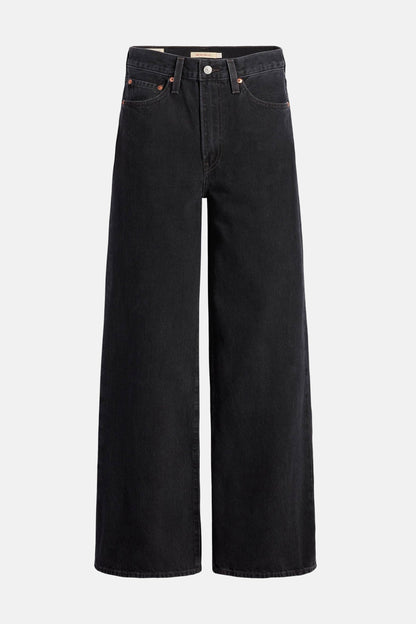 RIBCAGE WIDE - Black Denim