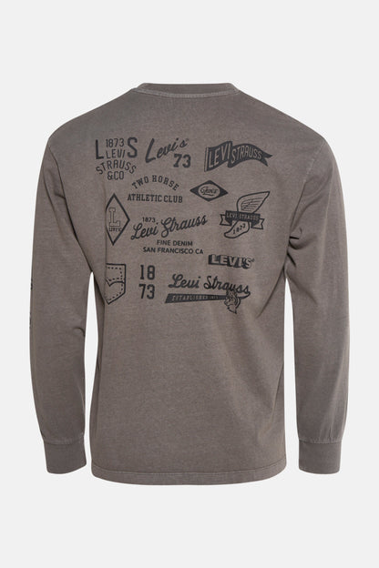 Lange Mouwen T-shirt - Beige