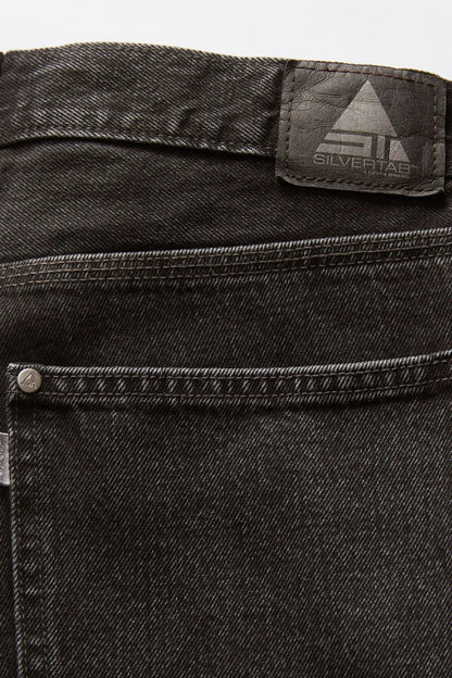 Black Denim Baggy Carpenter Pants