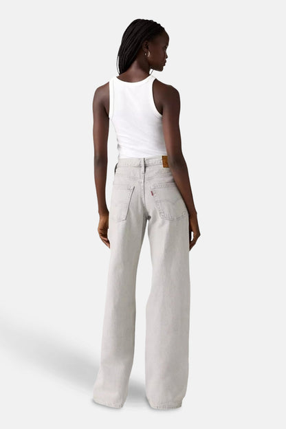 Lichtgrijze Denim Straight Jeans - Levi's®