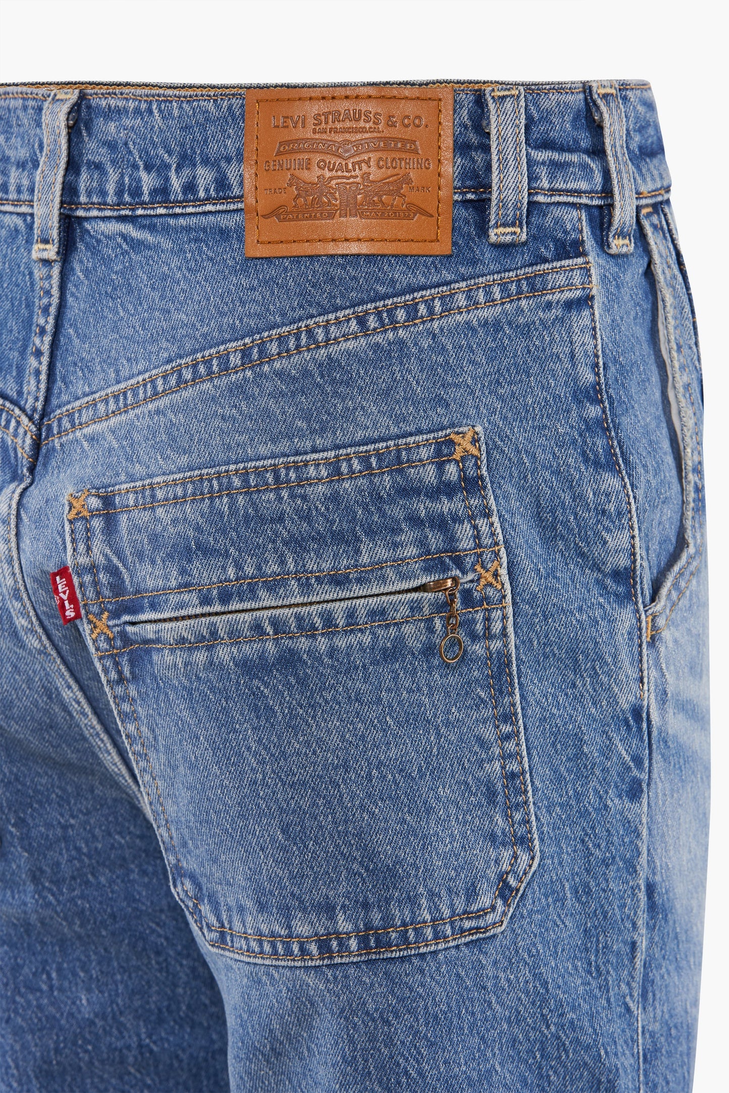 Vintage RIBCAGE BELLS - Mid Blue Denim