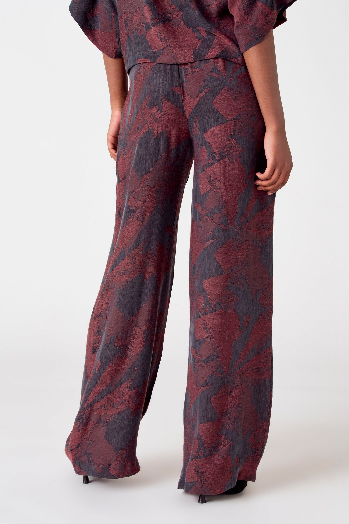Zwarte Geprinte Broek