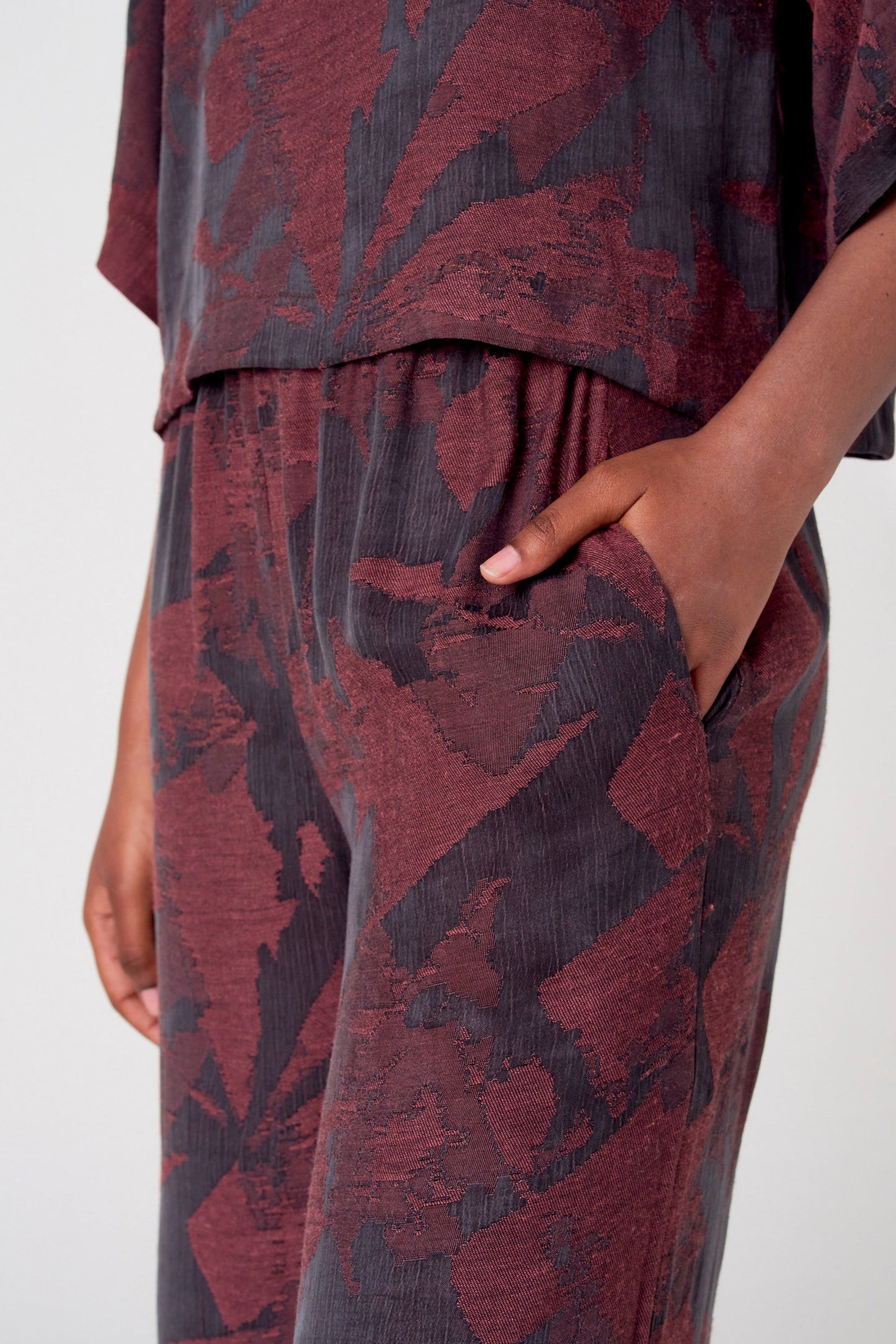 Zwarte Geprinte Broek