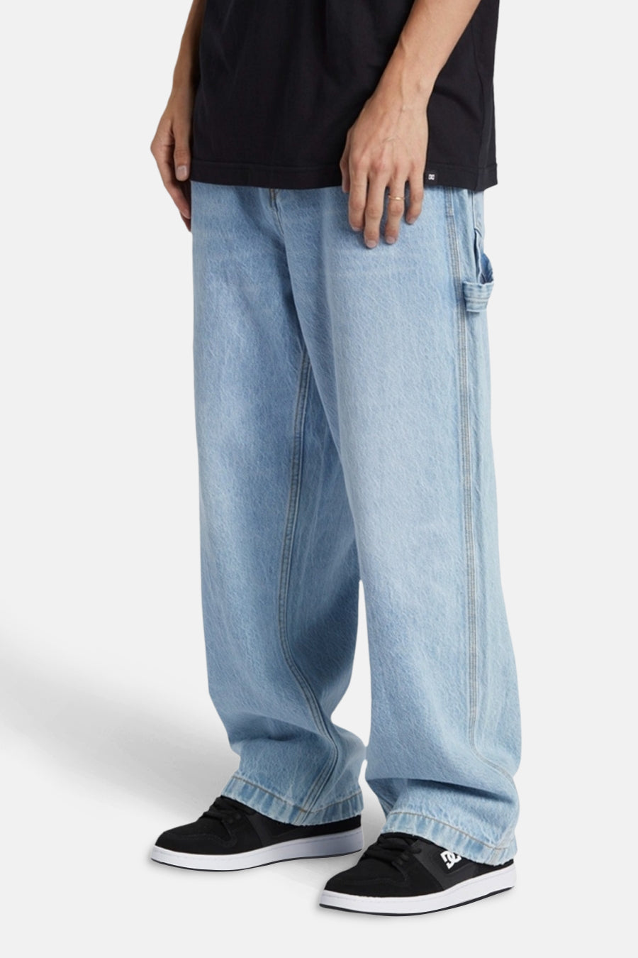 Lichte Blauwe Denim Wijdvallende Jeans - DC SHOES