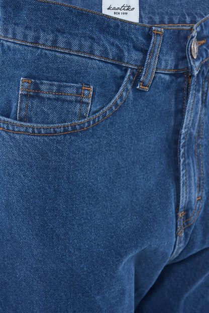 Ruime Jeans - Lichtblauwe Denim