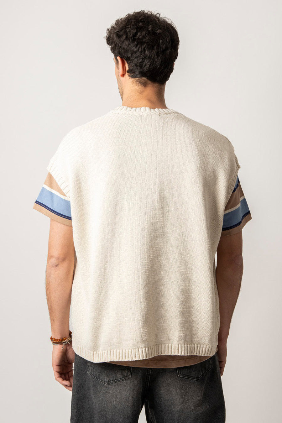 Ecru Sleeveless Top