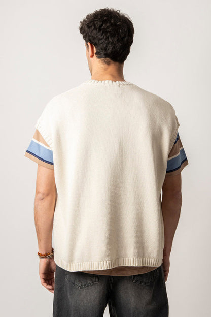 Ecru Sleeveless Top