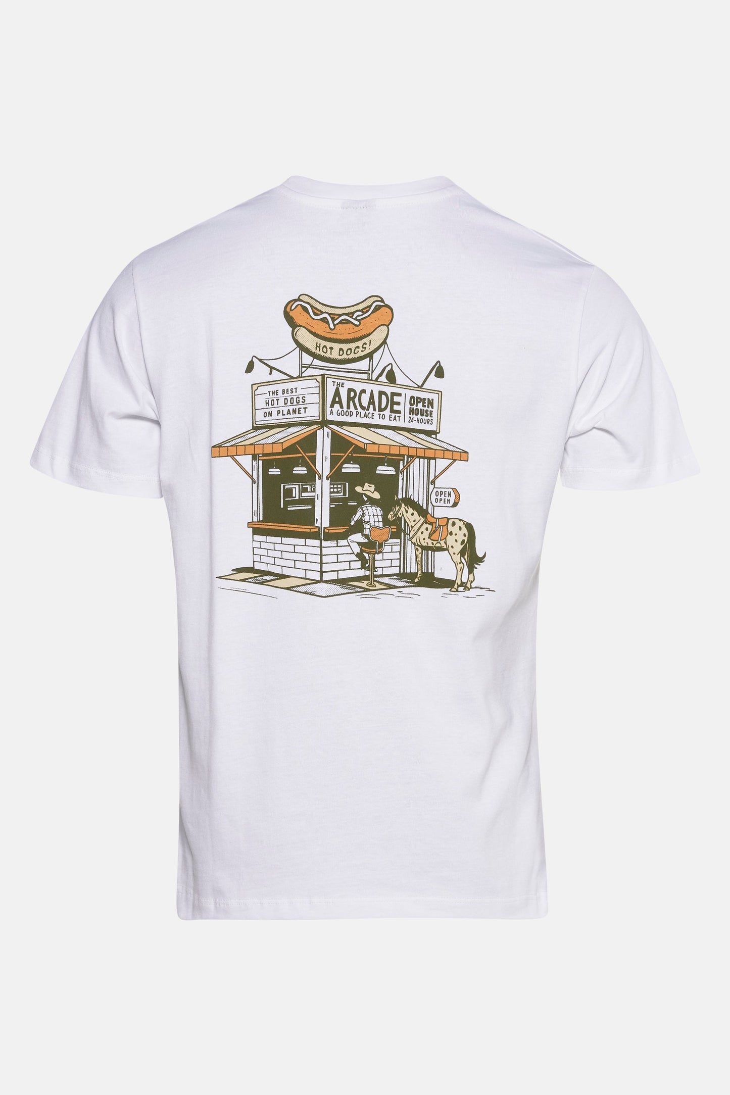KAOTIKO Korte Mouwen T-shirt in Wit