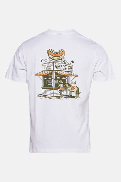 KAOTIKO Korte Mouwen T-shirt in Wit