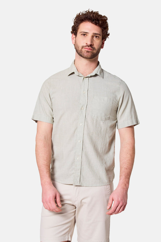 Korte Mouwen Hemd - Khaki