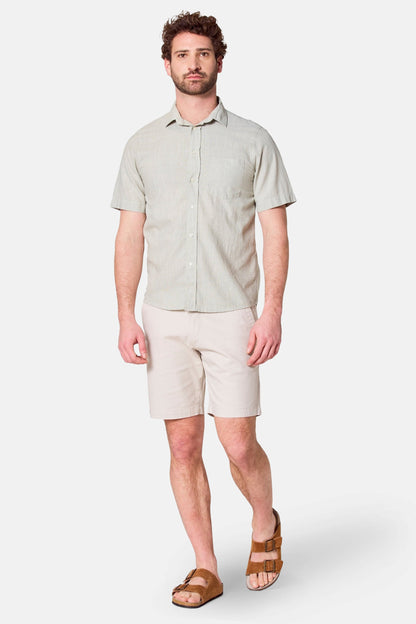 Korte Mouwen Hemd - Khaki