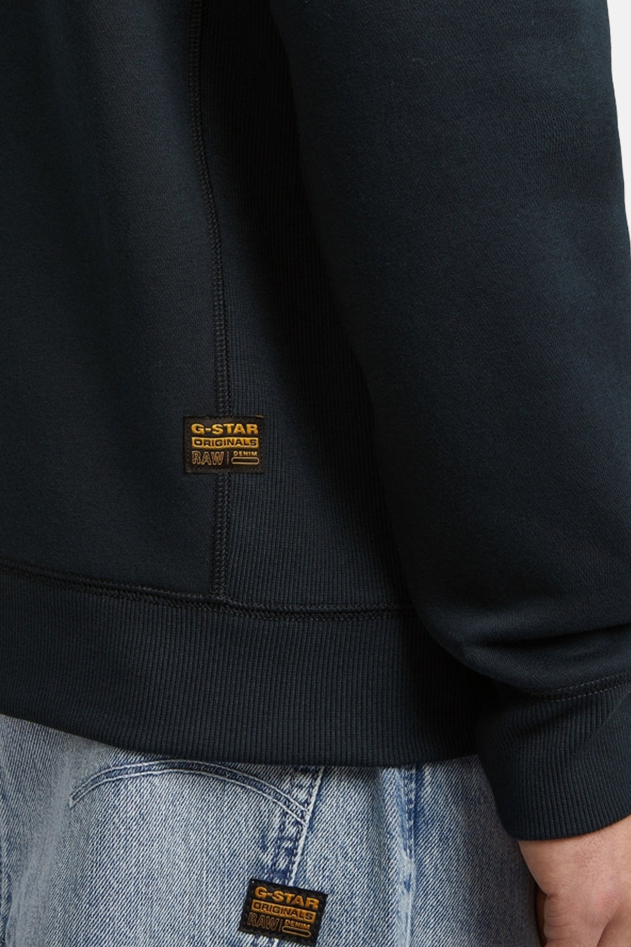 Sweater met ronde hals blauw - G-Star RAW