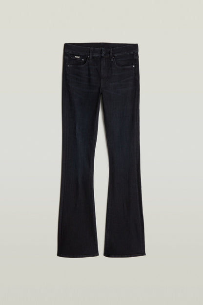 3301 FLARE - Black Denim