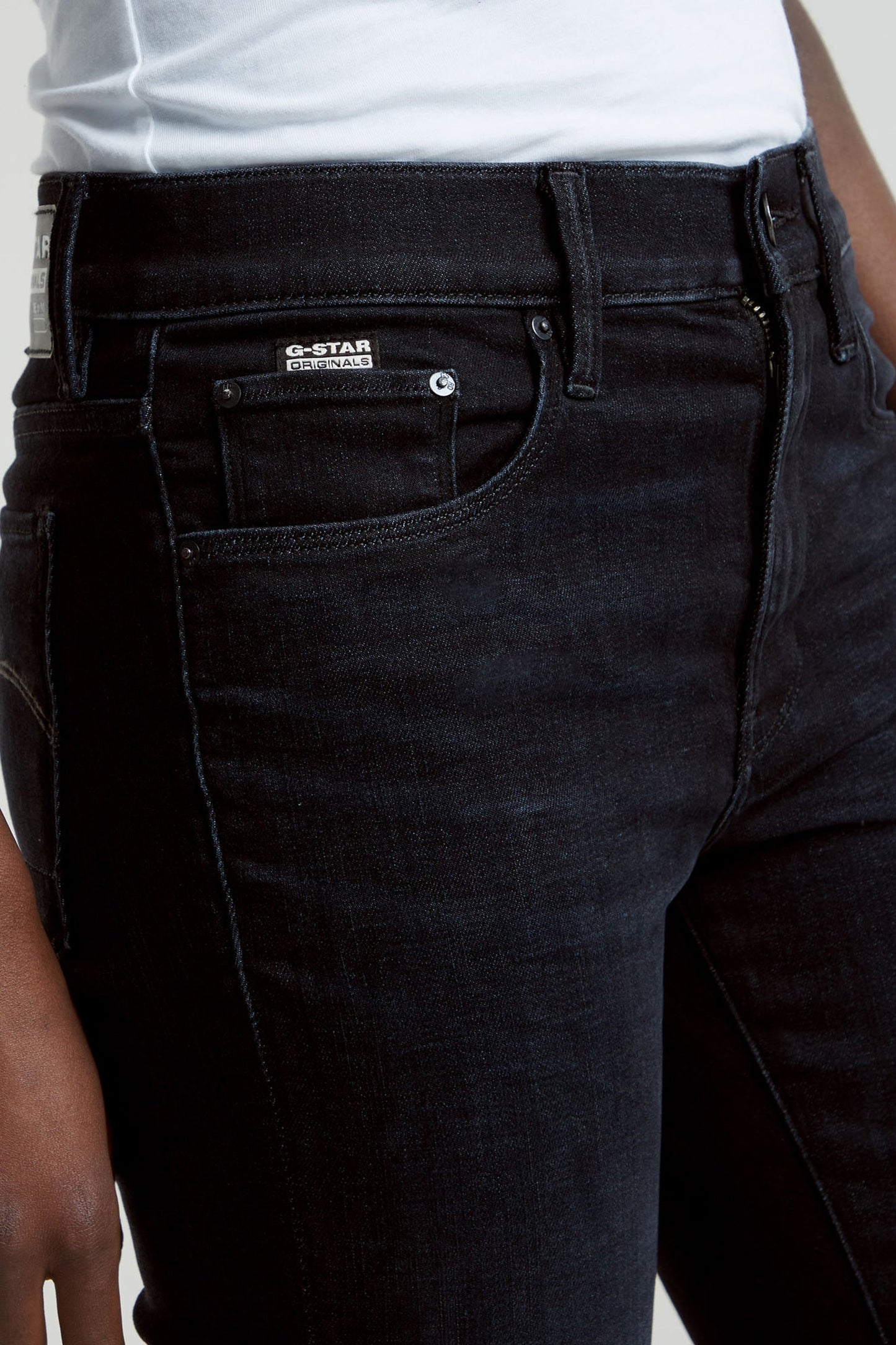 3301 FLARE - Black Denim