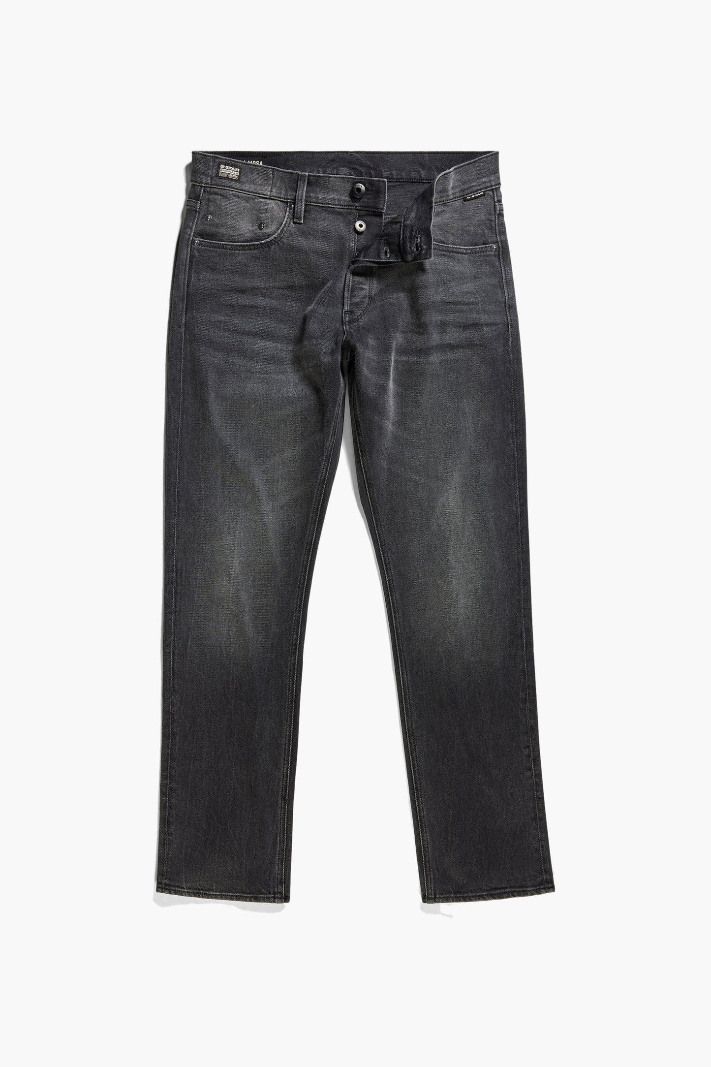 MOSA - Donkergrijze Denim Jeans