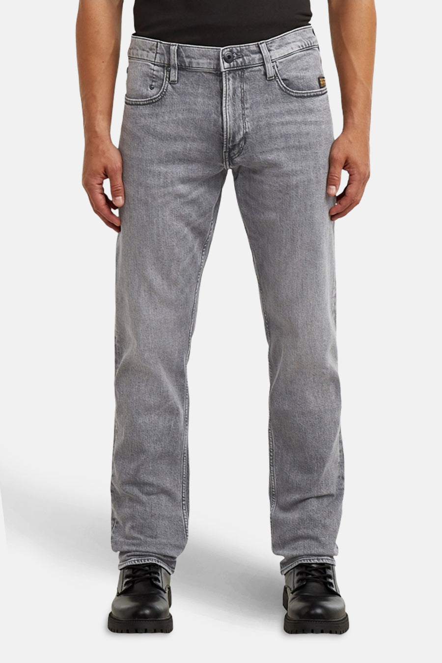 Rechtafstaande jeans mid grijze denim - G-Star RAW