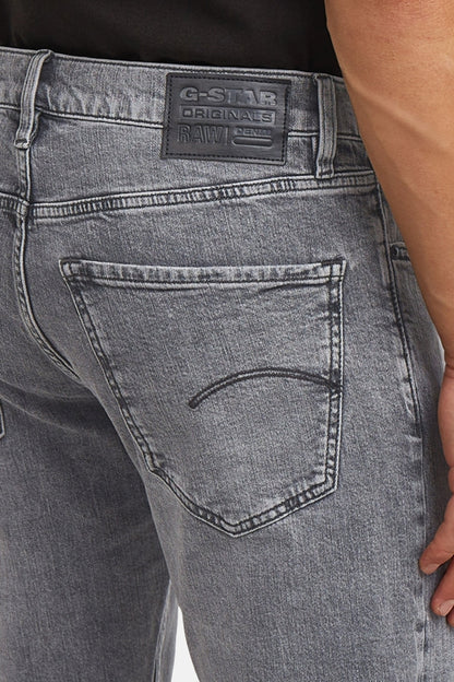 Rechtafstaande jeans mid grijze denim - G-Star RAW