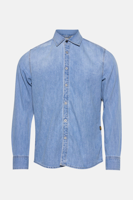 Lichtblauw Denim Jeanshemd