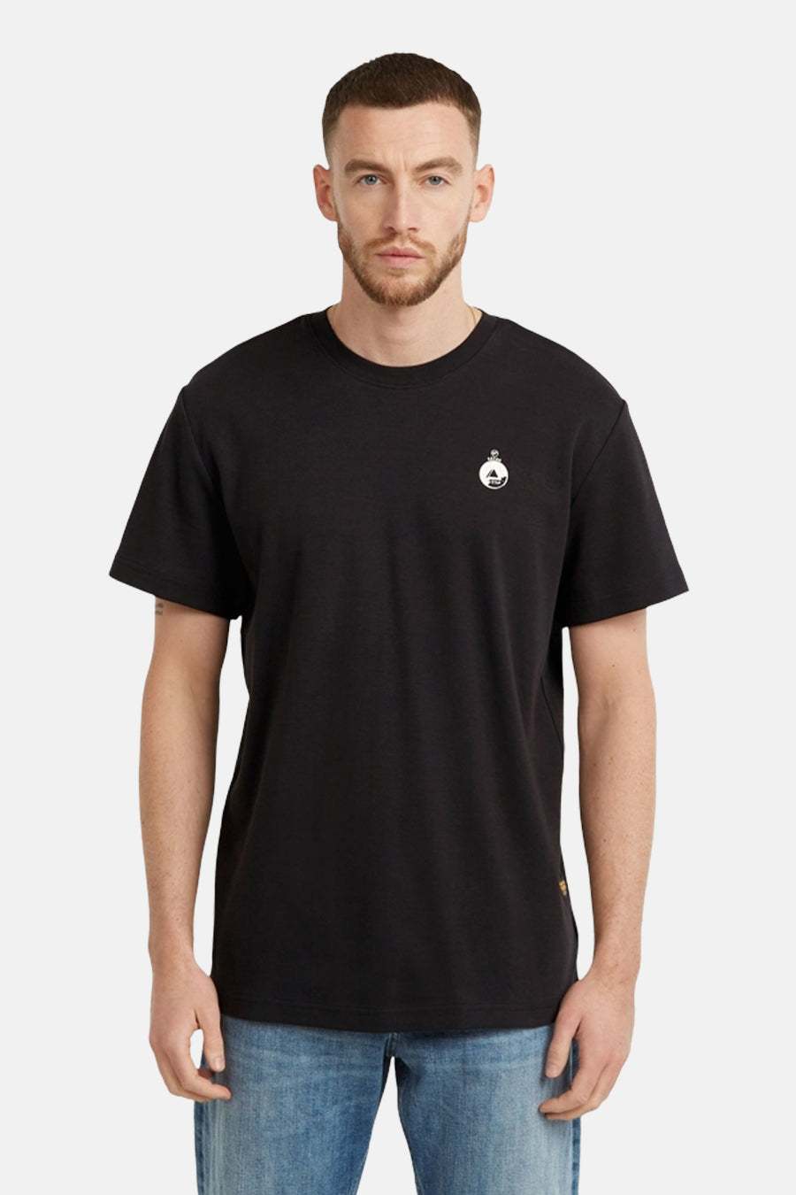 Zwarte Korte Mouwen T-shirt - G-Star RAW