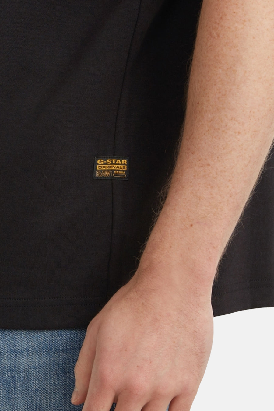 Zwarte Korte Mouwen T-shirt - G-Star RAW