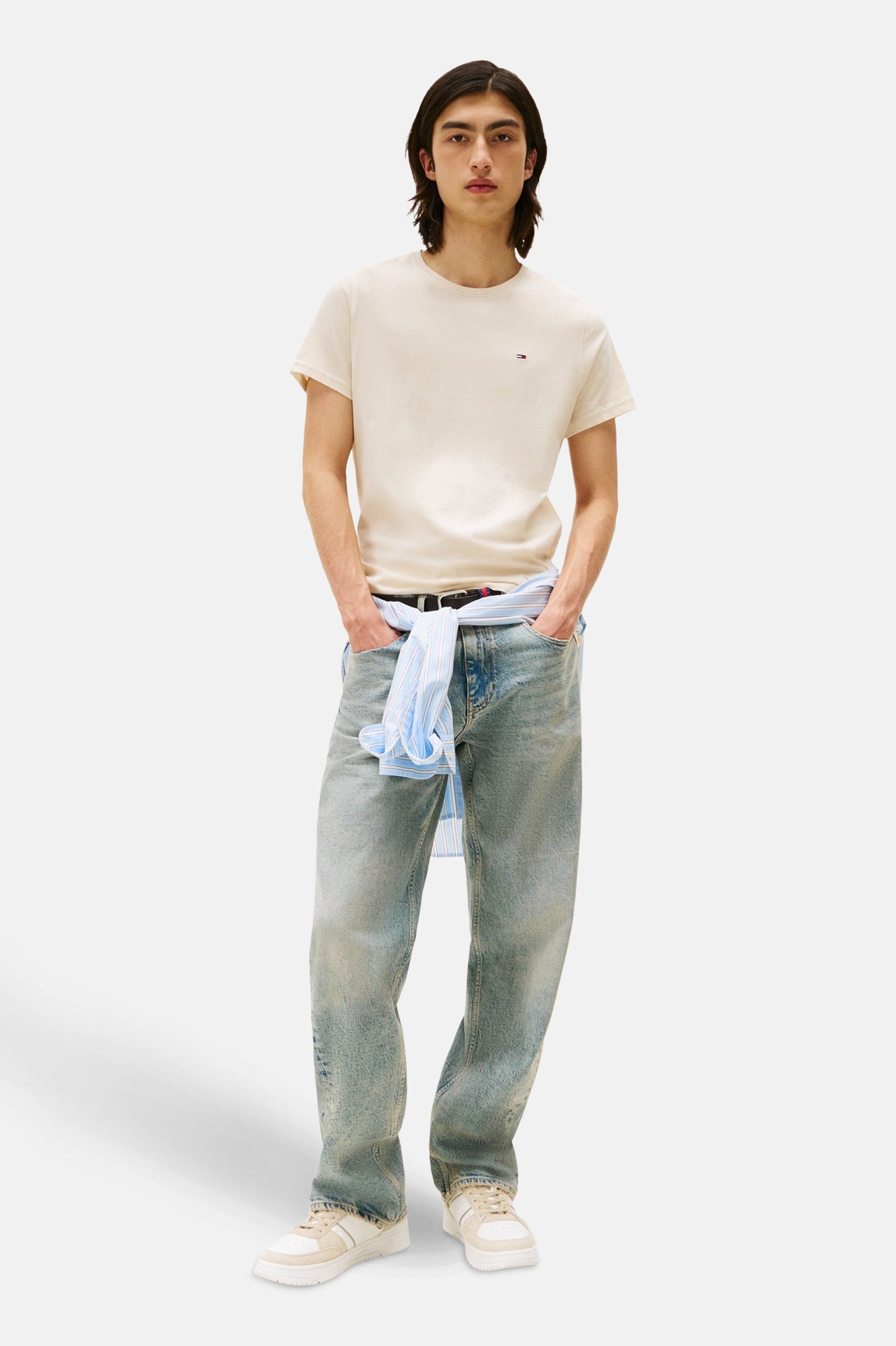 T-shirt (korte mouwen) beige - TOMMY JEANS