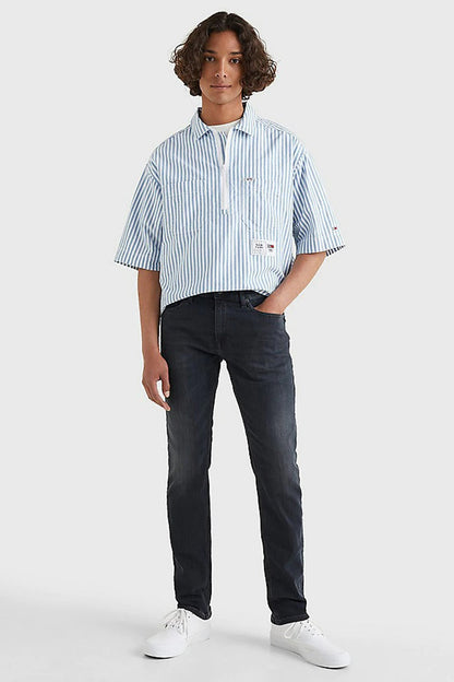 SCANTON - Donkergrijze Denim Jeans