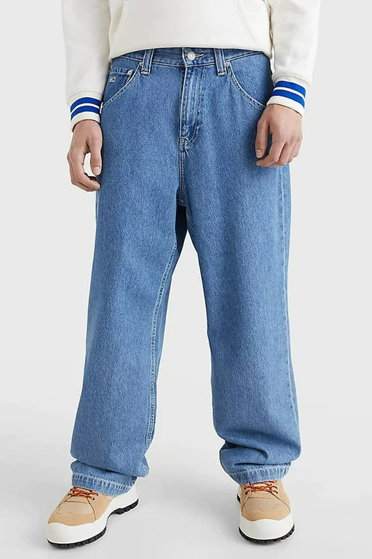 Ruime Jeans - Middenblauwe Denim