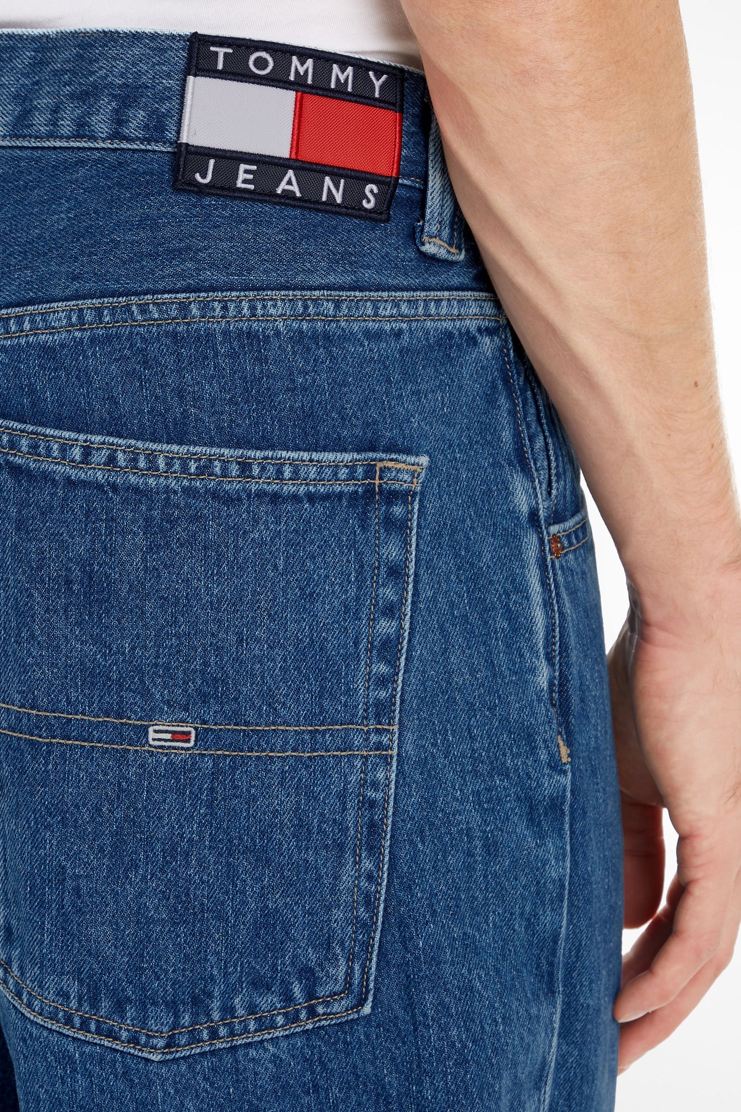 Wide Leg Jeans - Medium Blue Denim