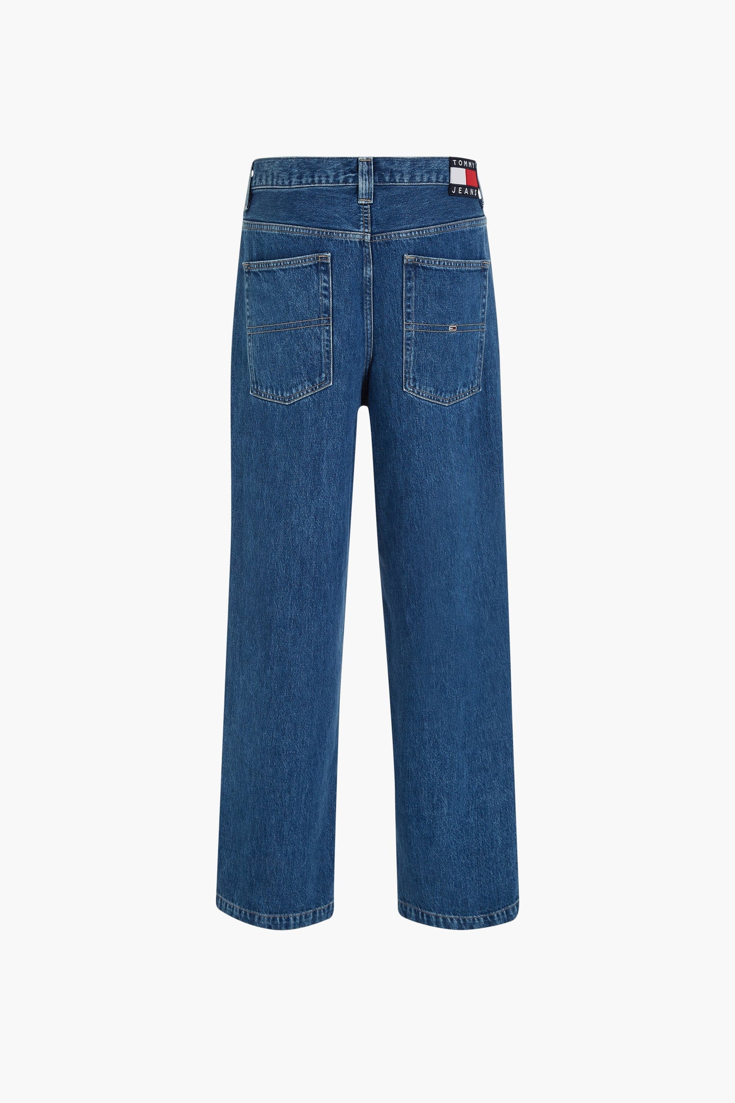 Wide Leg Jeans - Medium Blue Denim