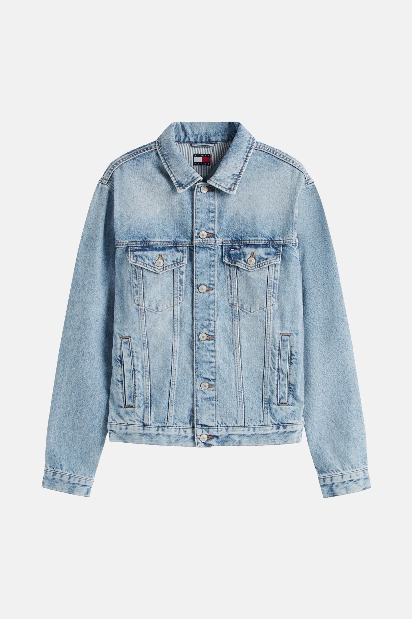 Lichtblauwe Denim Spijkerjack