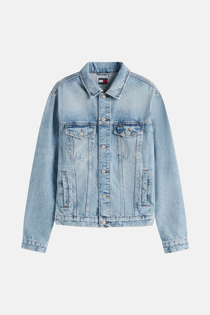 Lichtblauwe Denim Spijkerjack