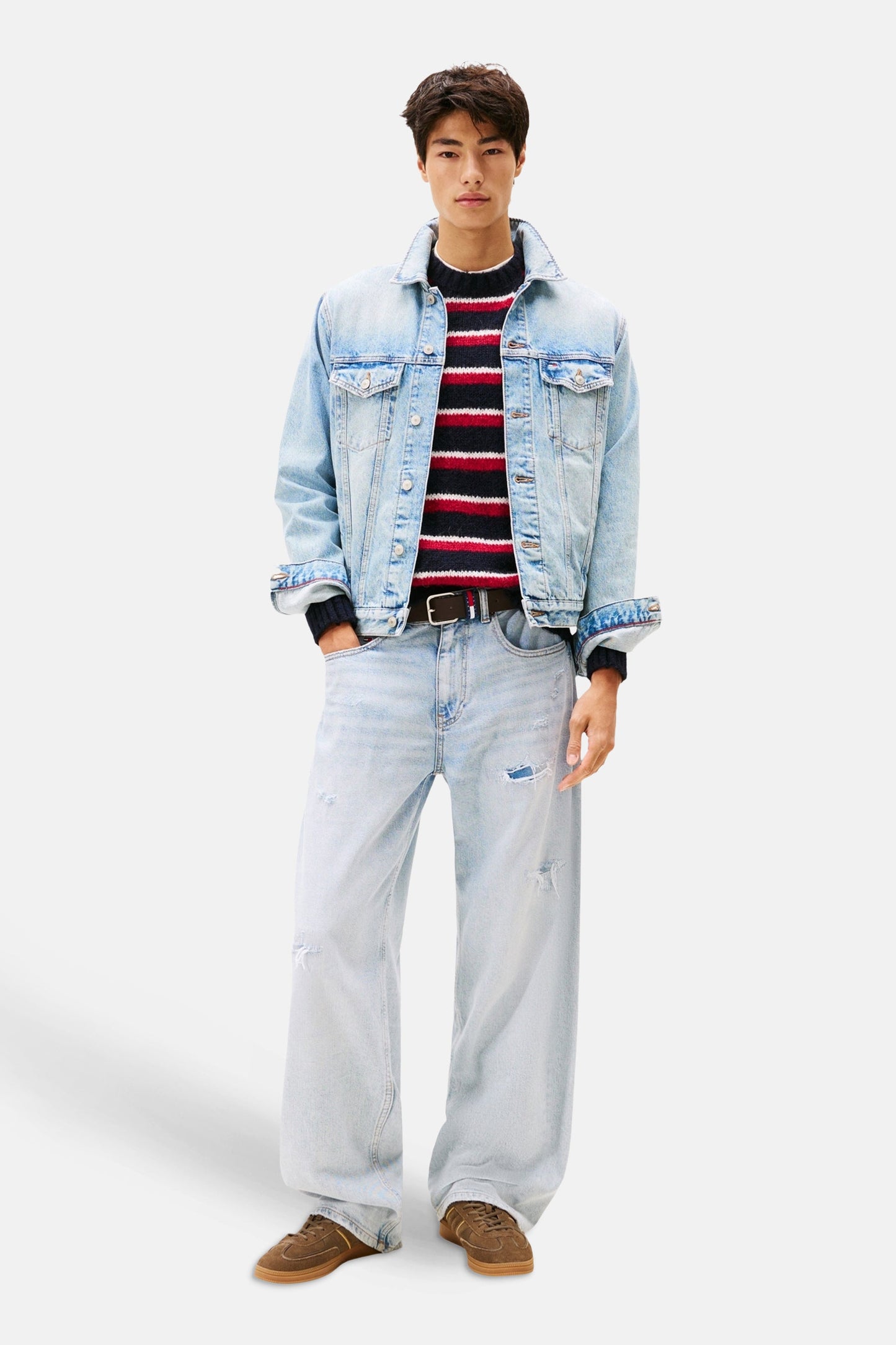Lichtblauwe Denim Spijkerjack