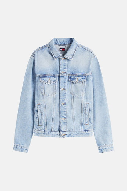 Lichtblauwe Denim Spijkerjack