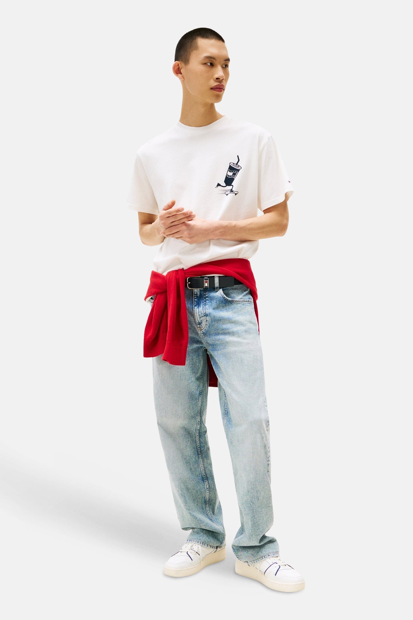 T-shirt (korte mouwen) ecru - TOMMY JEANS