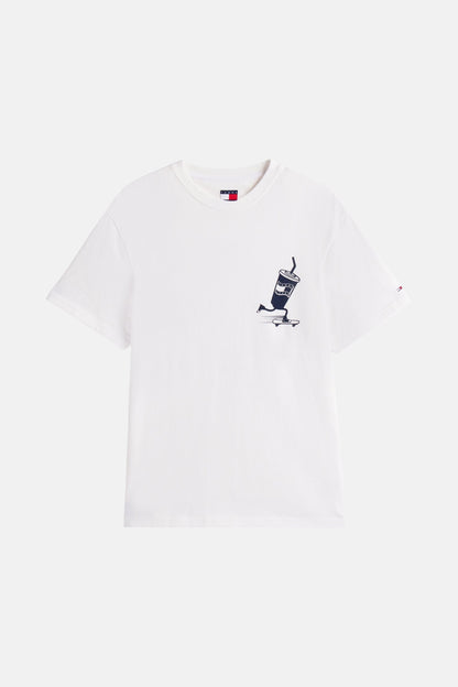 T-shirt (korte mouwen) ecru - TOMMY JEANS